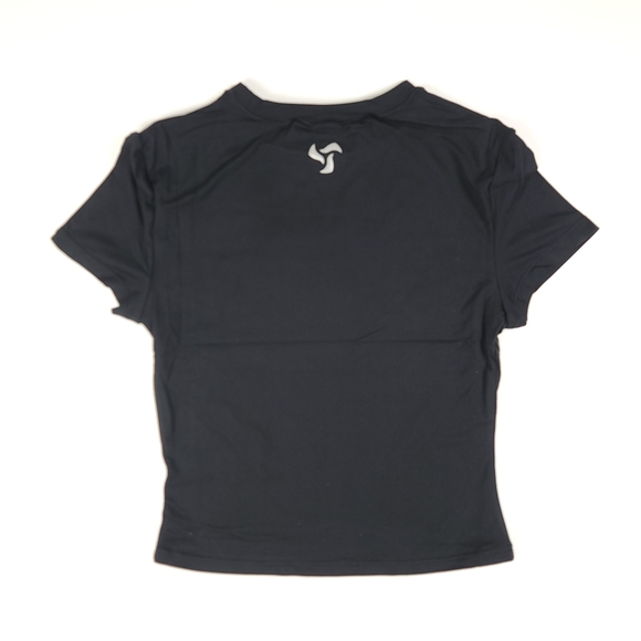 Pedigree SW | Evo-Dry BabyTee Crop Top - Black - Picture 3 of 5